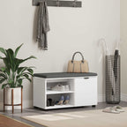 Banco de entrada 80 x 38 x 46 cm Madera Ingenierizada y Tela