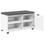 Banco de entrada 80 x 38 x 46 cm Madera Ingenierizada y Tela