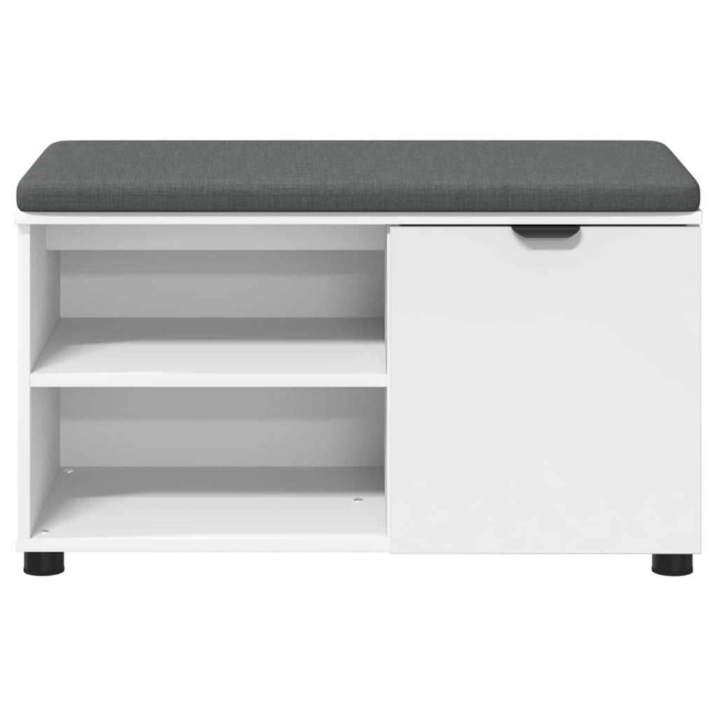 Banco de entrada 80 x 38 x 46 cm Madera Ingenierizada y Tela