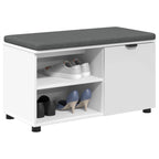 Banco de entrada 80 x 38 x 46 cm Madera Ingenierizada y Tela