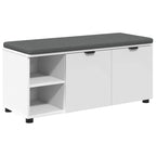 Banco de entrada 100 x 38 x 46 cm Madera Ingenierizada y Tela