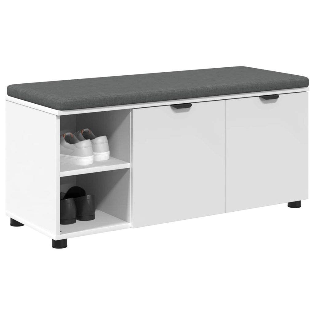 Banco de entrada 100 x 38 x 46 cm Madera Ingenierizada y Tela