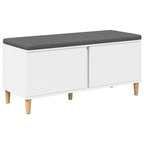 Banco de entrada 100 x 38 x 46 cm Madera Ingenierizada y Tela