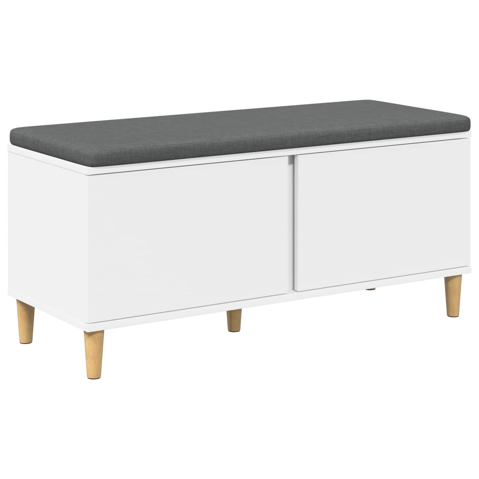 Banco de entrada 100 x 38 x 46 cm Madera Ingenierizada y Tela