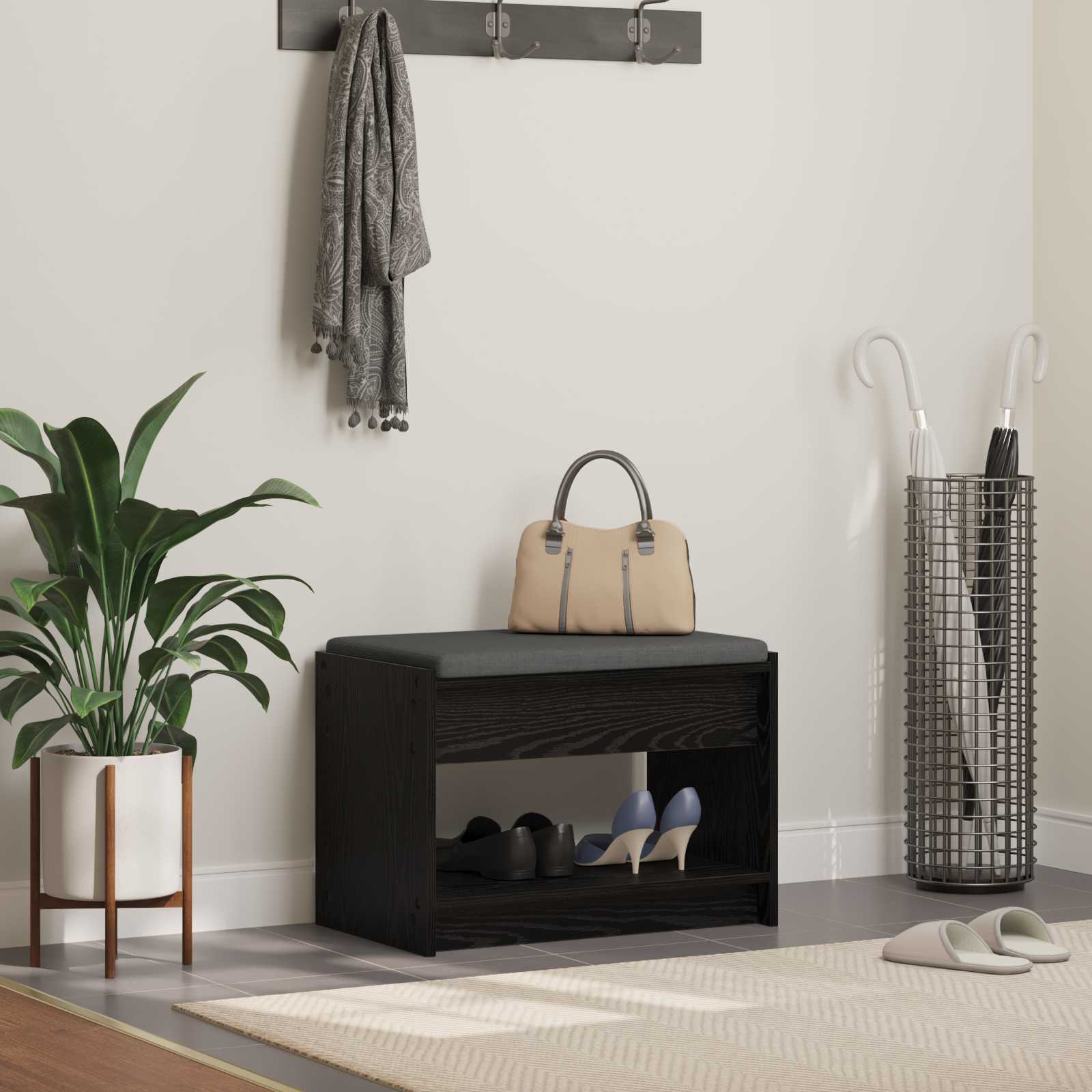 Banco de entrada 103 x 38 x 45 cm Madera Ingenierizada y Tela