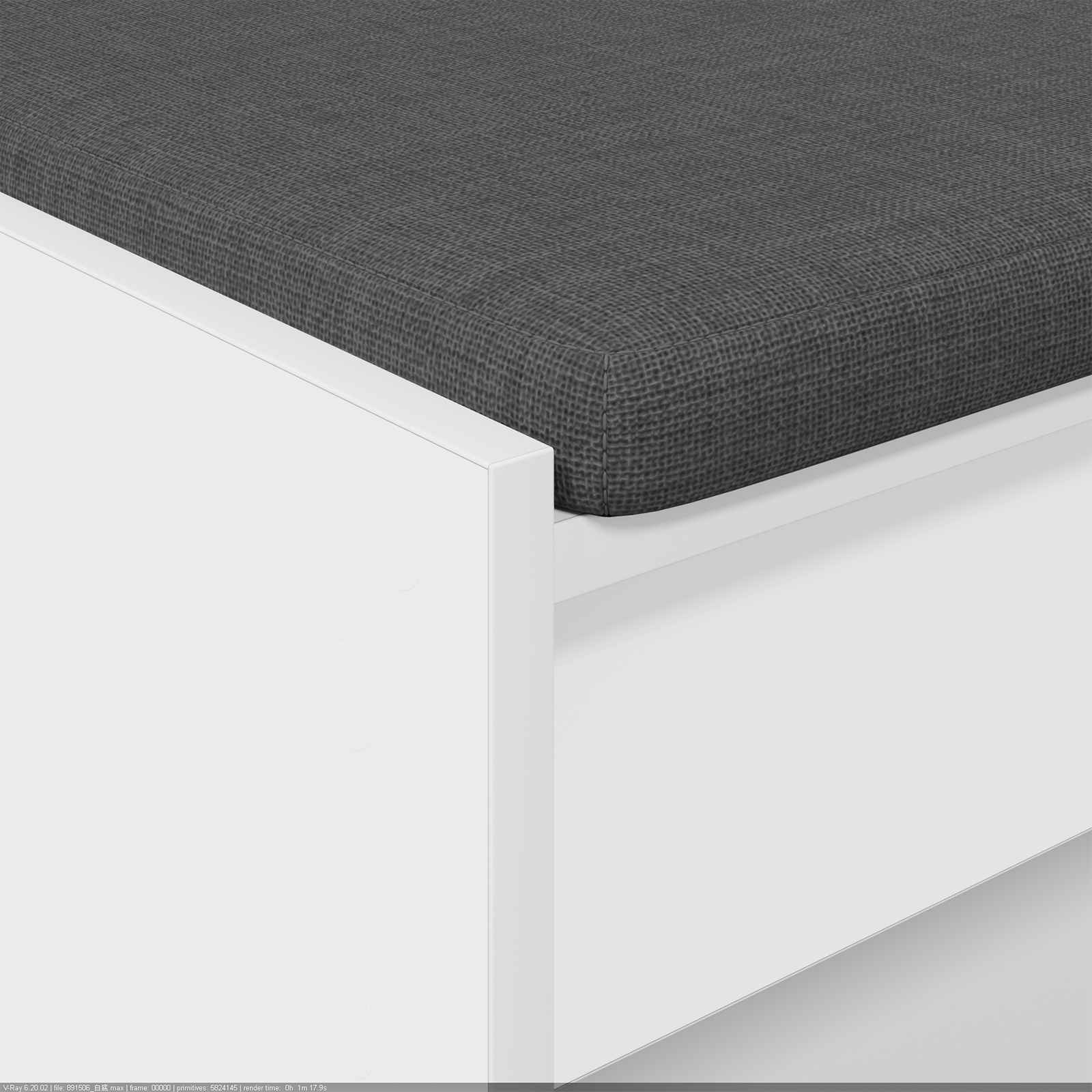 Banco de entrada 103 x 38 x 45 cm Madera Ingenierizada y Tela