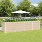 Floreira Antracite 160 x 80 x 45 cm Aço