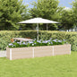 Jardineira Antracite 100 x 50 x 45 cm Aço Galvanizado