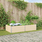 Floreira Antracite 195 x 100 x 45 cm Aço Galvanizado