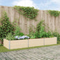 Floreira Antracite 195 x 100 x 45 cm Aço Galvanizado