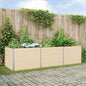 Floreira Antracite 195 x 100 x 45 cm Aço Galvanizado