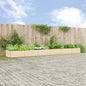 Floreira Antracite 195 x 100 x 45 cm Aço Galvanizado