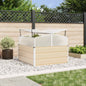 Floreira Antracite 100 x 100 x 77 cm Aço Galvanizado