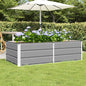 Floreira Antracite 160 x 80 x 45 cm Aço