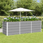 Floreira Antracite 160 x 80 x 45 cm Aço
