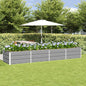 Floreira Antracite 160 x 80 x 45 cm Aço