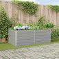 Floreira Antracite 195 x 100 x 45 cm Aço Galvanizado