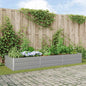 Floreira Antracite 195 x 100 x 45 cm Aço Galvanizado