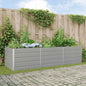 Floreira Antracite 195 x 100 x 45 cm Aço Galvanizado