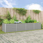Floreira Antracite 195 x 100 x 45 cm Aço Galvanizado
