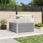 Floreira Antracite 100 x 100 x 77 cm Aço Galvanizado