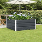 Floreira Antracite 100 x 100 x 45 cm Aço