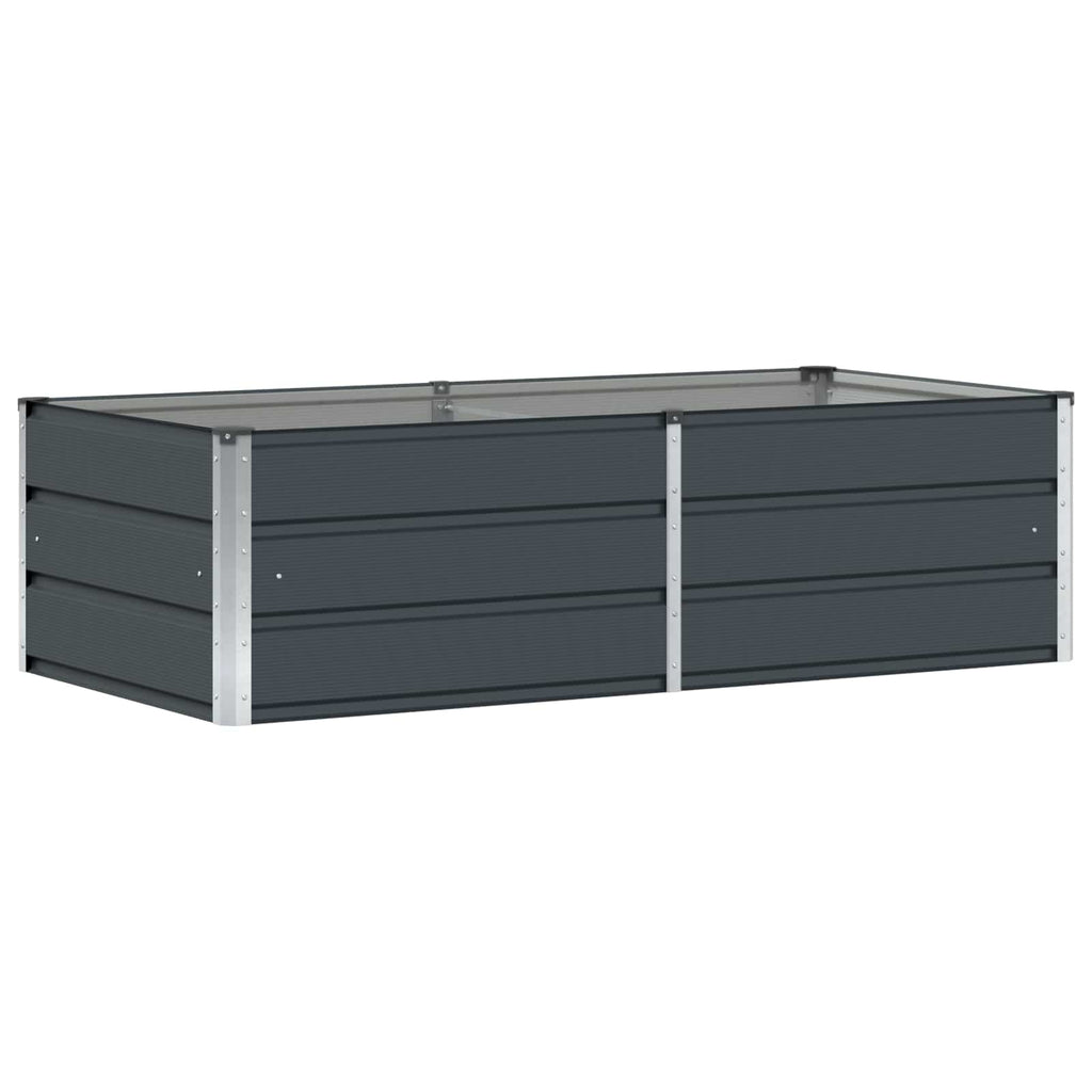 Jardinera Antracita 160 x 80 x 45 cm Acero