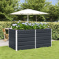 Floreira Antracite 160 x 80 x 45 cm Aço