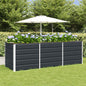Floreira Antracite 160 x 80 x 45 cm Aço