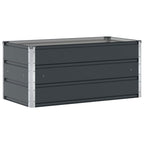 Jardinera Antracita 100 x 50 x 45 cm Acero Galvanizado