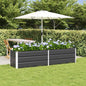 Jardineira Antracite 100 x 50 x 45 cm Aço Galvanizado