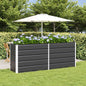 Jardineira Antracite 100 x 50 x 45 cm Aço Galvanizado