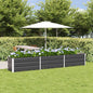 Jardineira Antracite 100 x 50 x 45 cm Aço Galvanizado