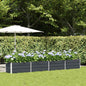 Jardineira Antracite 100 x 50 x 45 cm Aço Galvanizado