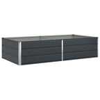 Jardinera Antracita 195 x 100 x 45 cm Acero Galvanizado