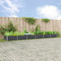 Floreira Antracite 195 x 100 x 45 cm Aço Galvanizado
