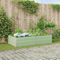 Floreira Antracite 195 x 100 x 45 cm Aço Galvanizado