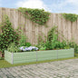 Floreira Antracite 195 x 100 x 45 cm Aço Galvanizado