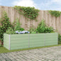 Floreira Antracite 195 x 100 x 45 cm Aço Galvanizado