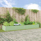 Floreira Antracite 195 x 100 x 45 cm Aço Galvanizado