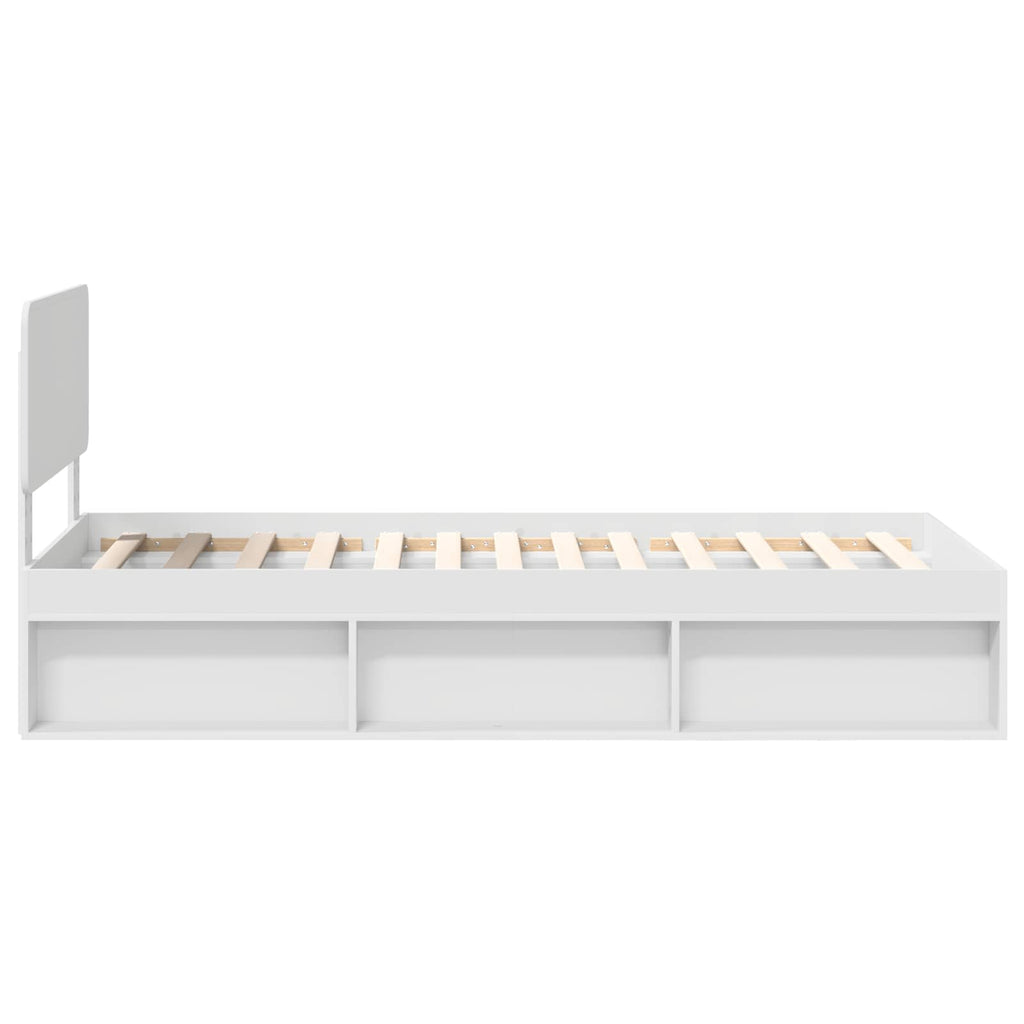 Estructura de cama 100 x 200 cm Madera de pino macizo