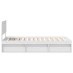 Estructura de cama 100 x 200 cm Madera de pino macizo