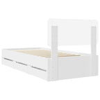 Estructura de cama con cajón 100 x 200 cm Madera de ingeniería