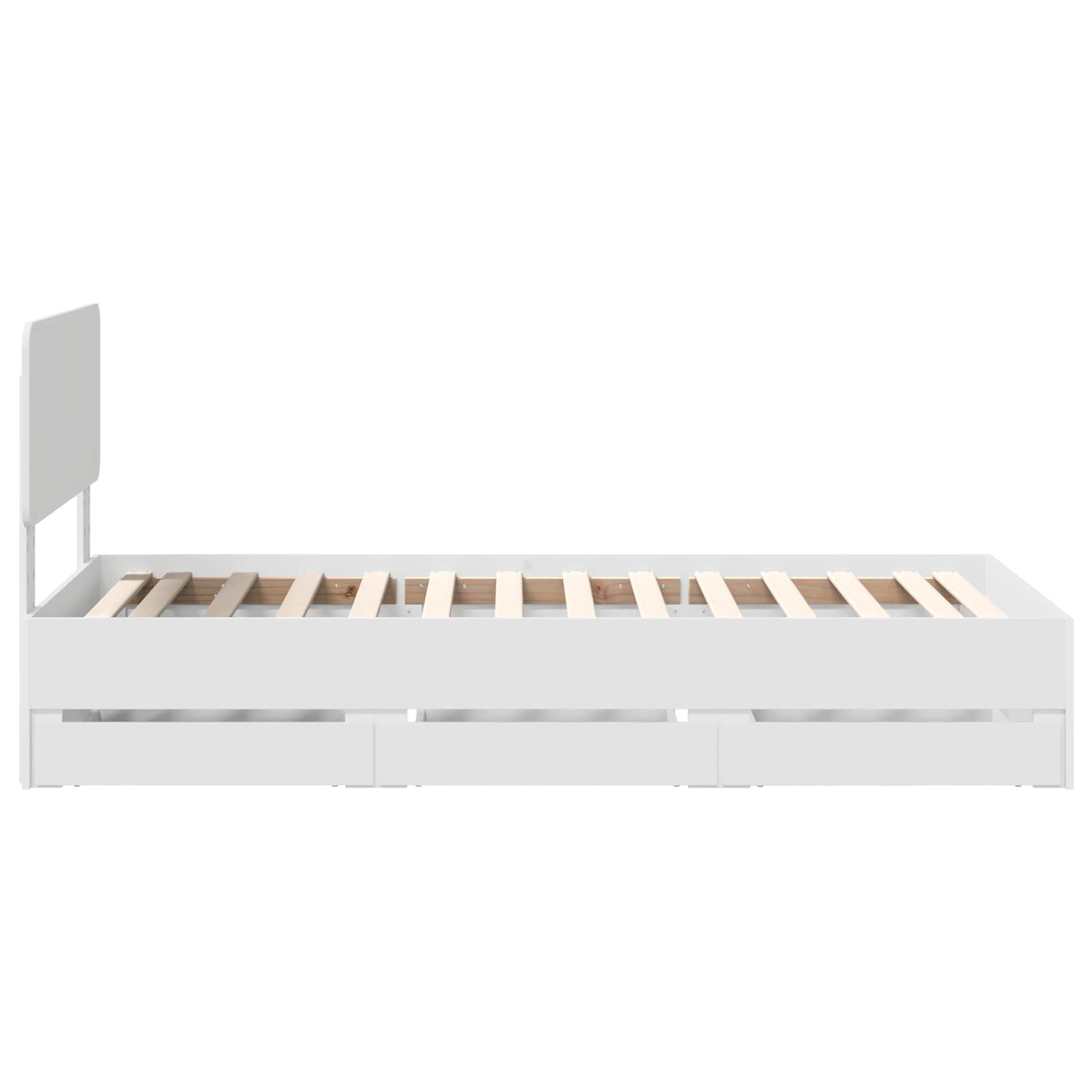 Estructura de cama con cajón 100 x 200 cm Madera de ingeniería