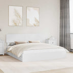 Cama con almacenamiento 180 x 200 cm Madera de ingeniería