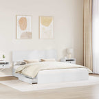 Cama con almacenamiento 180 x 200 cm Madera de ingeniería