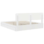 Cama con almacenamiento 180 x 200 cm Madera de ingeniería