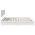 Cama con almacenamiento 180 x 200 cm Madera de ingeniería