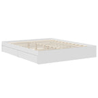Cama con almacenamiento 160 x 200 cm Madera de ingeniería
