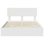 Cama con almacenamiento 160 x 200 cm Madera de ingeniería